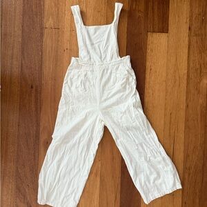 White Linen Jumpsuit